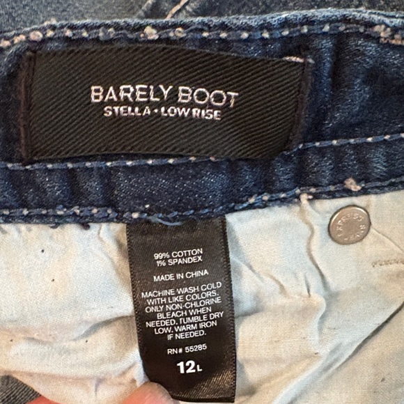 Express Dark Blue Boot Cut Jeans - Picture 5 of 5